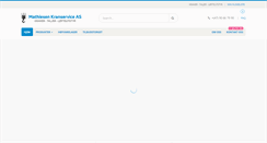 Desktop Screenshot of mathiesenkranservice.no
